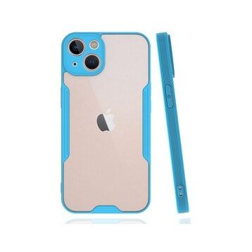 BSSM iPhone 14 Platin Silikon Mavi Kılıf