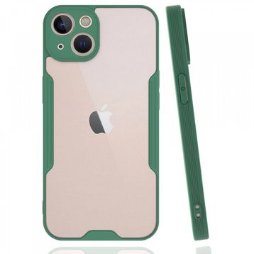 BSSM iPhone 14 Platin Silikon Yeşil Kılıf