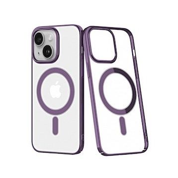 BSSM iPhone 14 Plus Element Magneticsafe Sert Kapak Mor Kılıf