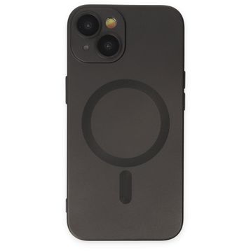 BSSM iPhone 14 Plus Moshi Lens Magneticsafe Silikon Siyah Kılıf