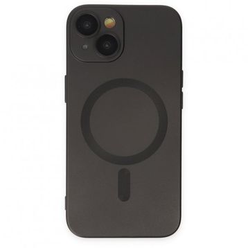 BSSM iPhone 14 Plus Moshi Lens Magneticsafe Silikon Siyah Kılıf