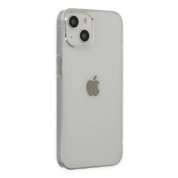 BSSM iPhone 14 Plus PC Sert Şeffaf Kapak Şeffaf Kılıf