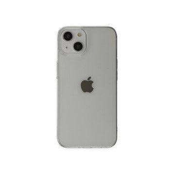 BSSM iPhone 14 Plus PC Sert Şeffaf Kapak Şeffaf Kılıf