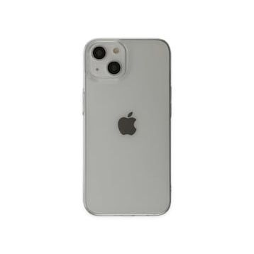 BSSM iPhone 14 Plus PC Sert Şeffaf Kapak Şeffaf Kılıf