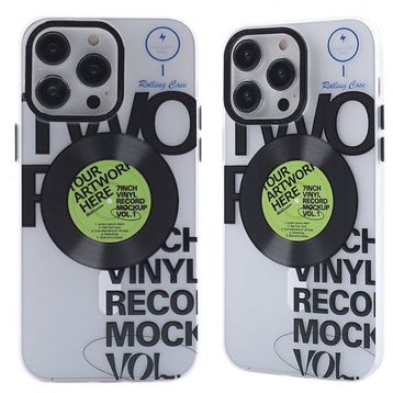 BSSM iPhone 14 Pro Magneticsafe Desenli Kapak Apollo Şeffaf 5 Kılıf