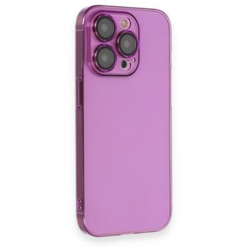 BSSM iPhone 14 Pro Max Armada Lensli Kapak Mor Kılıf