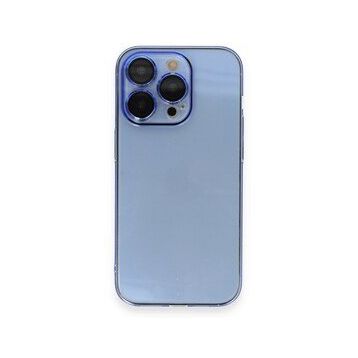 BSSM iPhone 14 Pro Max Armada Lensli Kapak Sierra Blue Kılıf