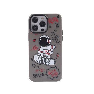 BSSM iPhone 14 Pro Max Desenli Kapak Prada Siyah 1 Kılıf