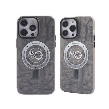 BSSM iPhone 14 Pro Max Magneticsafe Desenli Kapak Apollo Siyah 1 Kılıf