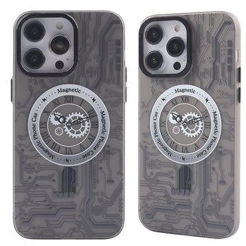 BSSM iPhone 14 Pro Max Magneticsafe Desenli Kapak Apollo Siyah 1 Kılıf