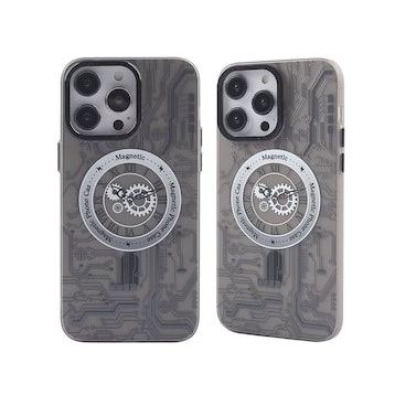 BSSM iPhone 14 Pro Max Magneticsafe Desenli Kapak Apollo Siyah 1 Kılıf