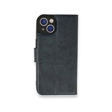 BSSM iPhone 14 Trend S Plus Kapaklı Lacivert Kılıf