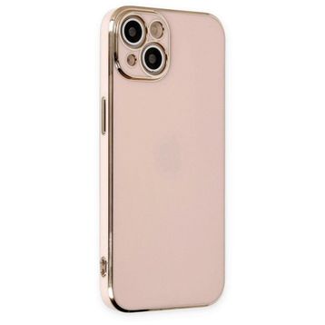 BSSM iPhone 14 Volet Silikon Pembe Kılıf