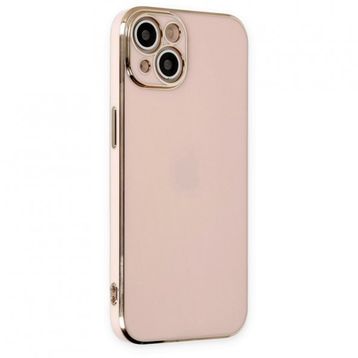 BSSM iPhone 14 Volet Silikon Pembe Kılıf