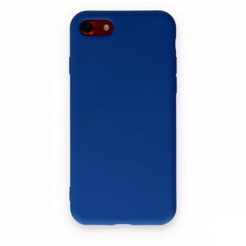 BSSM iPhone 7 Nano İçi Kadife Silikon Lacivert Kılıf