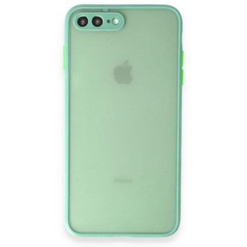 BSSM iPhone 7 Plus Montreal Silikon Kapak Turkuaz Kılıf