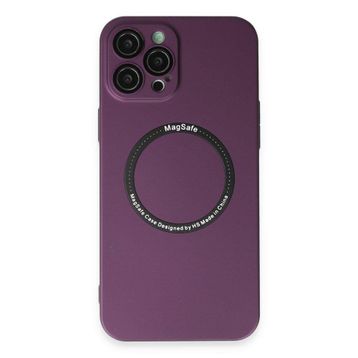 BSSM Jack Magneticsafe Lens Silikon - Mürdüm iPhone 12 Pro Kılıf