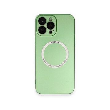 BSSM Jack Magneticsafe Lens Silikon - Yeşil iPhone 13 Pro Kılıf