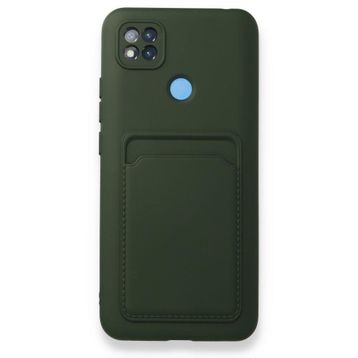 BSSM Kelvin Kartvizitli Silikon - Koyu Yeşil Xiaomi Redmi 9C Kılıf