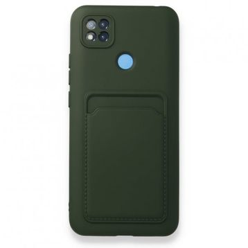 BSSM Kelvin Kartvizitli Silikon - Koyu Yeşil Xiaomi Redmi 9C Kılıf