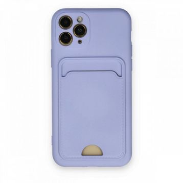 BSSM Kelvin Kartvizitli Silikon - Lila iPhone 11 Pro Kılıf
