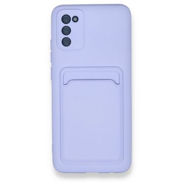 BSSM Kelvin Kartvizitli Silikon - Lila Samsung Galaxy A02S Kılıf