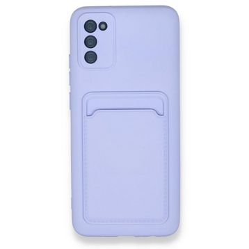 BSSM Kelvin Kartvizitli Silikon - Lila Samsung Galaxy A02S Kılıf