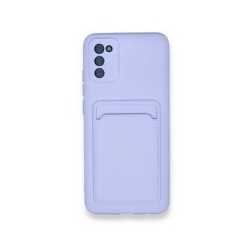 BSSM Kelvin Kartvizitli Silikon - Lila Samsung Galaxy A02S Kılıf