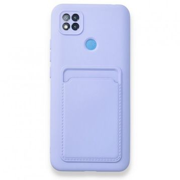 BSSM Kelvin Kartvizitli Silikon - Lila Xiaomi Redmi 9C Kılıf