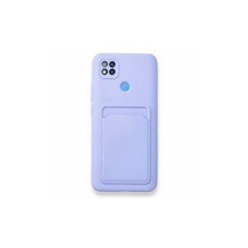 BSSM Kelvin Kartvizitli Silikon - Lila Xiaomi Redmi 9C Kılıf