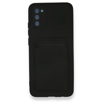 BSSM Kelvin Kartvizitli Silikon - Siyah Samsung Galaxy A02S Kılıf