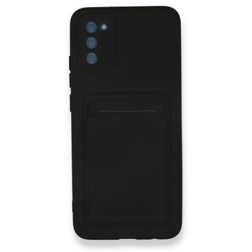 BSSM Kelvin Kartvizitli Silikon - Siyah Samsung Galaxy A02S Kılıf