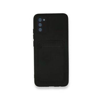 BSSM Kelvin Kartvizitli Silikon - Siyah Samsung Galaxy A02S Kılıf