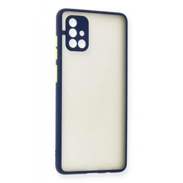 BSSM Lacivert Samsung Galaxy A71 Montreal Silikon Kapak Kılıf