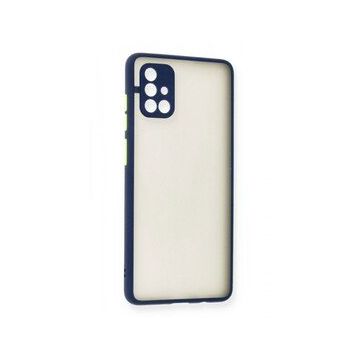 BSSM Lacivert Samsung Galaxy A71 Montreal Silikon Kapak Kılıf