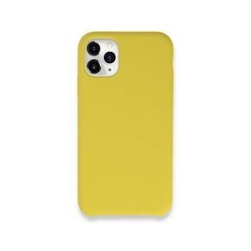 BSSM Lansman Legant Silikon - Sarı iPhone 11 Pro Kılıf