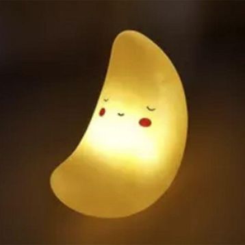 BSSM Led Işıklı Gülen Ay Masa Lambası