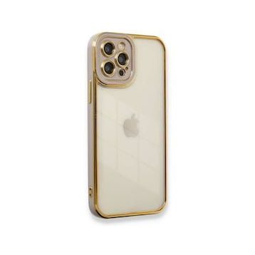BSSM Liva Lens Silikon - Lila iPhone 12 Pro Max Kılıf