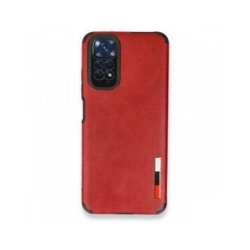 BSSM Loop Deri Silikon - Kırmızı Xiaomi Redmi Note 11 Kılıf