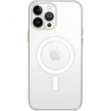 BSSM Magneticsafe Şeffaf Silikon - Şeffaf iPhone 13 Pro Kılıf