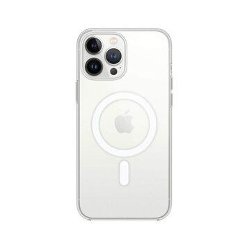 BSSM Magneticsafe Şeffaf Silikon - Şeffaf iPhone 13 Pro Kılıf
