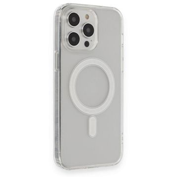 BSSM Matte Şeffaf Magneticsafe - Şeffaf iPhone 14 Pro Max Kılıf