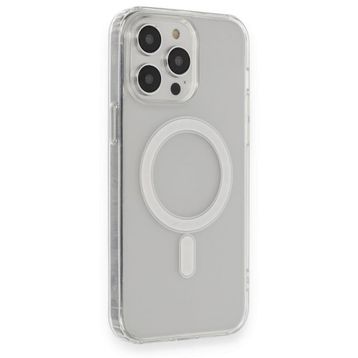 BSSM Matte Şeffaf Magneticsafe - Şeffaf iPhone 14 Pro Max Kılıf