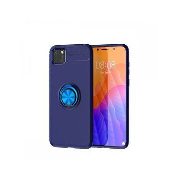 BSSM Mavi Huawei Y5P Range Yüzüklü Silikon Kılıf