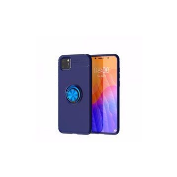 BSSM Mavi Huawei Y5P Range Yüzüklü Silikon Kılıf