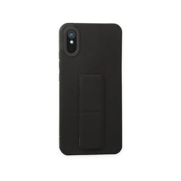 BSSM Mega Standlı Silikon - Siyah Xiaomi Redmi 9A Kılıf