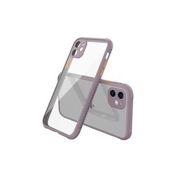 BSSM Miami Şeffaf Silikon Açık Mor iPhone 12 Mini Kılıf