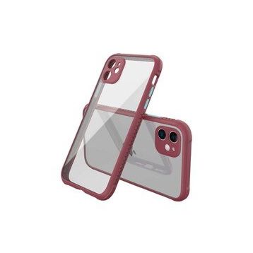 BSSM Miami Şeffaf Silikon Fuşya iPhone 12 Mini Kılıf