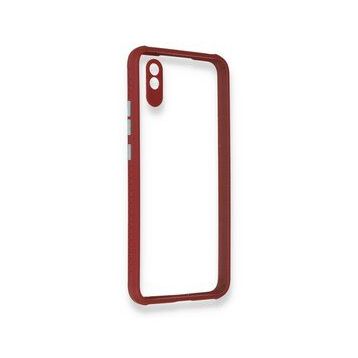 BSSM Miami Şeffaf Silikon - Fuşya Xiaomi Redmi 9A Kılıf