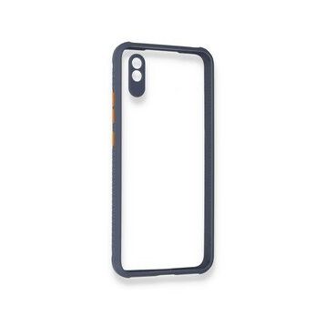 BSSM Miami Şeffaf Silikon - Gri Xiaomi Redmi 9A Kılıf
